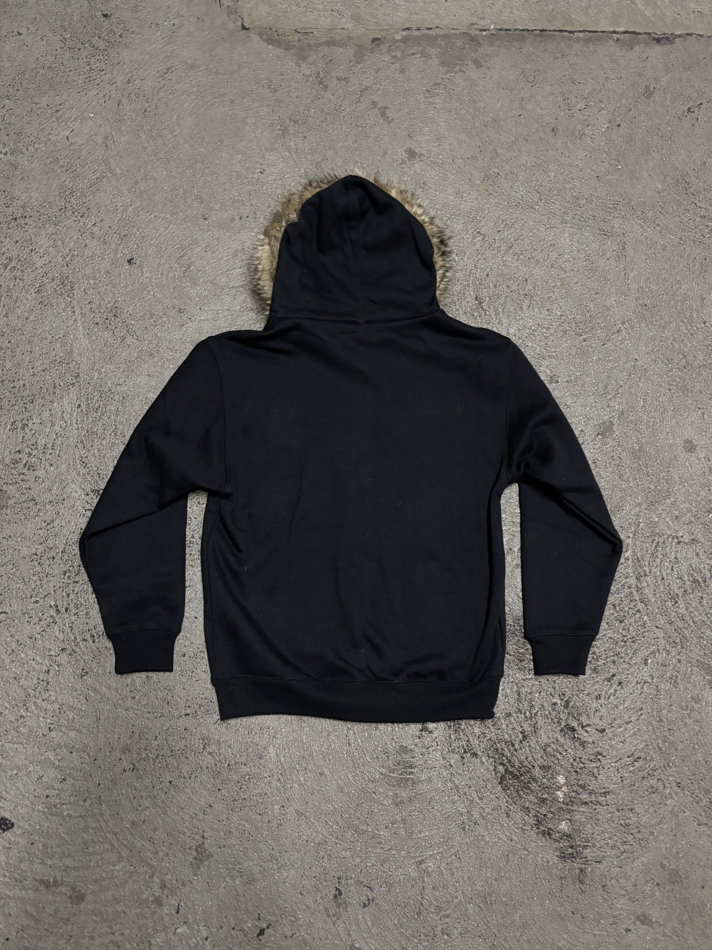 FURR BLACK STUDDED ZIP UP HOODIE